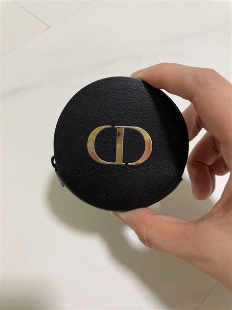 dior round coin purse|dior coin pouch.